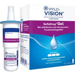 HYLO-VISION SafeDrop gél szemcsepp, 2X10 ml