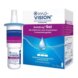 HYLO-VISION SafeDrop gél szemcsepp, 2X10 ml