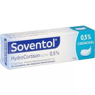 SOVENTOL Hidrokortizon-acetát 0,5%-os krém, 15 g