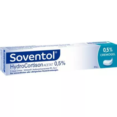 SOVENTOL Hidrokortizon-acetát 0,5%-os krém, 30 g