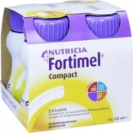 FORTIMEL Compact 2.4 sárgabarack íz, 4X125 ml