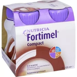 FORTIMEL Compact 2.4 csokoládé ízesítés, 4X125 ml