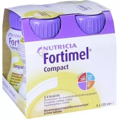 FORTIMEL Compact 2.4 Banán íz, 4X125 ml