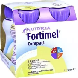 FORTIMEL Compact 2.4 Vanília íz, 4X125 ml