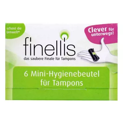 Finellis mini higiéniai táskák útközbeni tamponokhoz (6 db) Finellis mini higiéniai táskák útközbeni tamponokhoz (6 db)