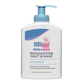 SEBAMED BABY &amp; KIND Mosakodó krém bőrre &amp; Hajra, 200 ml