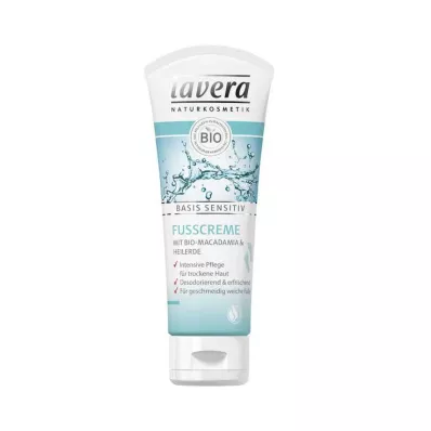 Lavera Basis Sensitive lábápoló krém, 75 ml