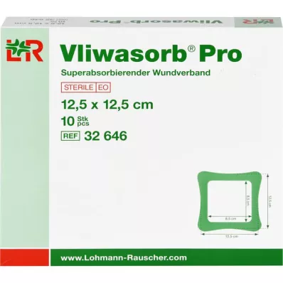 VLIWASORB Pro superabsorb.comp.steril 12,5x12,5 cm, 10 db
