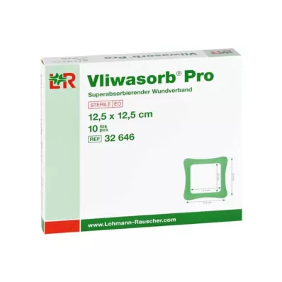 Vliwasorb Pro suberabsorb.Komp.steril 12,5x12,5 cm, 10 db Vliwasorb Pro suberabsorb.Komp.steril 12,5x12,5 cm, 10 db