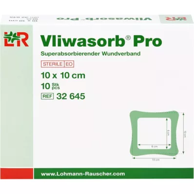 VLIWASORB Pro superabsorb.comp.steril 10x10 cm, 10 db