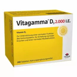 VITAGAMMA D3 2000 NE D3-vitamin NEM tabletta, 200 db
