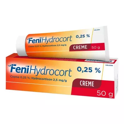 FeniHydrocort krém 0,25%, hidrokortizon 2,5 mg/g, bőrgyulladásra hatásos, 50 g FeniHydrocort krém 0,25%, hidrokortizon 2,5 mg/g, bőrgyulladásra hatásos, 50 g