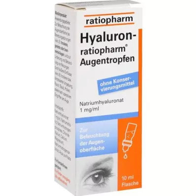 HYALURON-RATIOPHARM szemcsepp, 10 ml