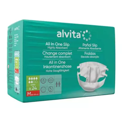 Alvita All-in-One inkontinencia nadrág szuper közepes nappali, 24 db