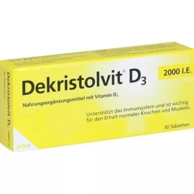 DEKRISTOLVIT D3 2000 NE tabletta, 30 db