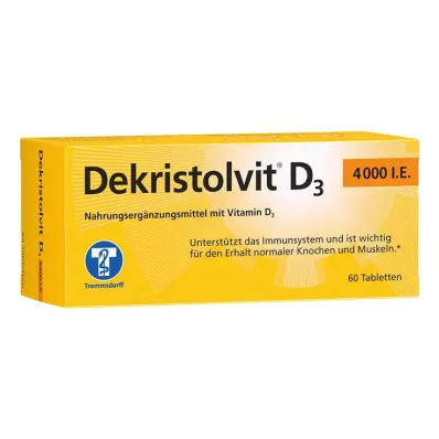 Dekristolvit D3 4000 NE tabletta, 60 db Dekristolvit D3 4000 NE tabletta, 60 db