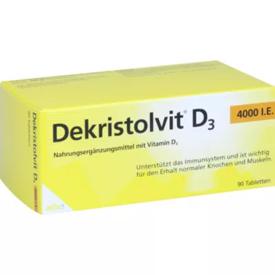 DEKRISTOLVIT D3 4000 NE tabletta, 90 db