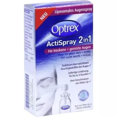 OPTREX ActiSpray 2in1 f.száraz+irritált szemre, 10 ml