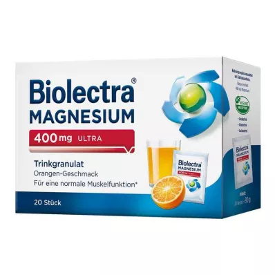 Biolectra Magnesium 400 mg ultra ivógranulátum narancs, 20 db