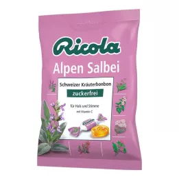 RICOLA o.Z.Beutel Zsálya Alpok zsálya cukorka, 75 g
