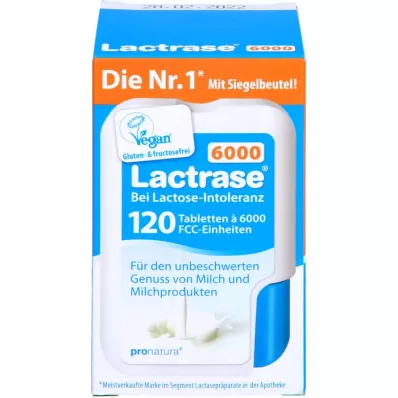 LACTRASE 6.000 FCC Tbl.in click adagoló dupla csomagban, 2X120 db