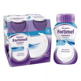FORTIMEL Compact 2.4 semleges, 4X125 ml