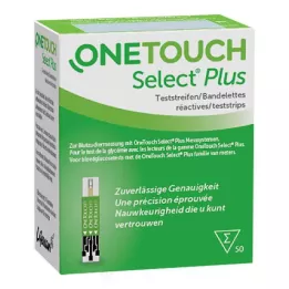ONE TOUCH Select Plus vércukor tesztcsík, 50 db