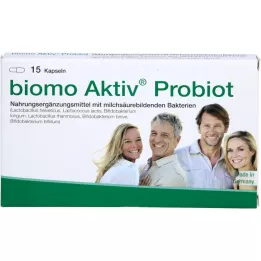 BIOMO Aktív probiotikum kapszula, 15 kapszula
