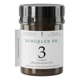 SCHÜSSLER No.3 Ferrum phosphoricum D 12 tabletta, 400 db