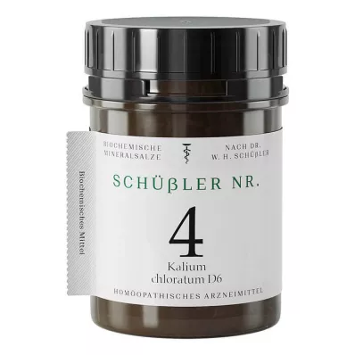 Schüssler No.4 Potassium chloratum D 6 tabletta, 400 db