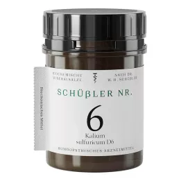 SCHÜSSLER No.6 Kalium sulphuricum D 6 tabletta, 400 db