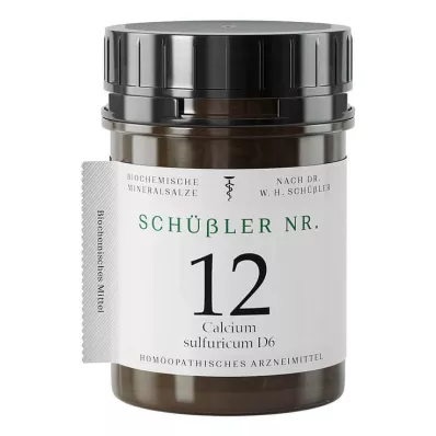 Schüssler No.12 Calcium sulfuricum D 6 tabletta, 400 db