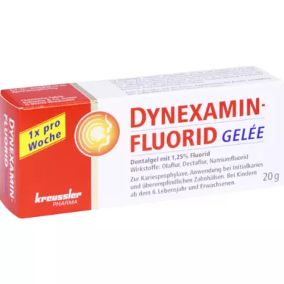 DYNEXAMINFLUORID Zselés fogászati gél, 20 g