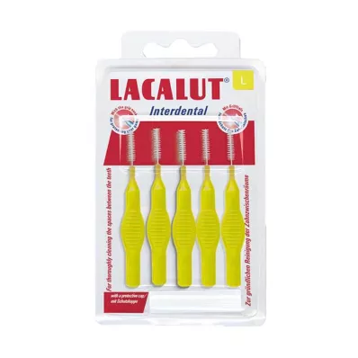 Lacalut Interdental L kefe átmérője 4,0 mm, 5 db Lacalut Interdental L kefe átmérője 4,0 mm, 5 db