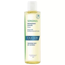 DUCRAY SENSINOL Tisztító olaj/zuhanyzó olaj nyugtató, 200 ml