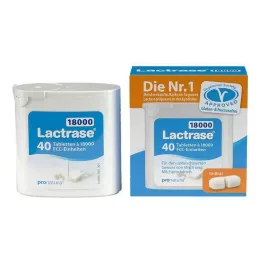 LACTRASE 18,000 FCC Tabletták adagolóban, 40 db
