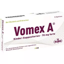 VOMEX A Gyermek kúp 70 mg forte, 5 db