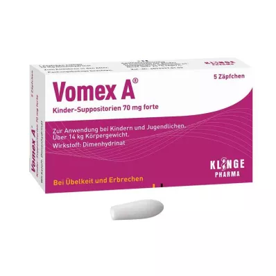 Vomex A® gyermekkúp 70 mg forte, 5 db