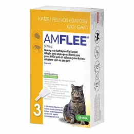 AMFLEE 50 mg-os spot-on oldat macskáknak, 3 db
