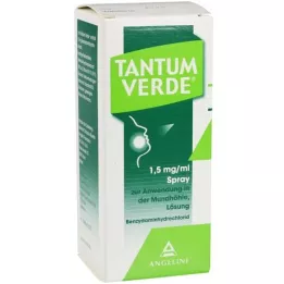 TANTUM VERDE 1,5 mg/ml spray szájüregben történő alkalmazásra, 30 ml