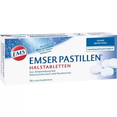 EMSER Pasztillák mentol nélkül, 30 db