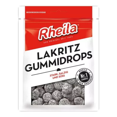 RHEILA Édesgyökér gumicukorcsepp cukorral, 90 g