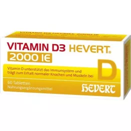 VITAMIN D3 HEVERT 2000 NE tabletta, 60 db