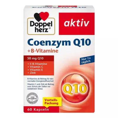 DOPPELHERZ Q10+B-vitamin koenzim kapszula, 60 kapszula