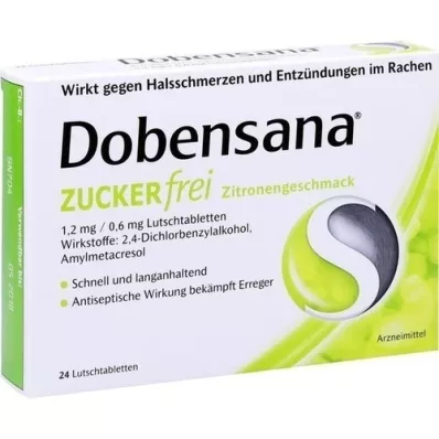 DOBENSANA cukormentes citromos sc.1,2mg/0,6mg Lut., 24 db