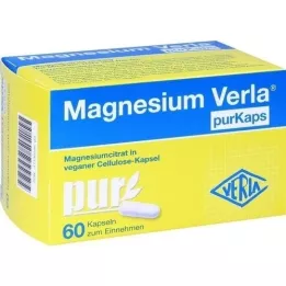 MAGNESIUM VERLA purKaps vegán kapszula szájon át történő alkalmazásra, 60 db