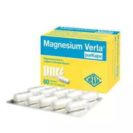 MAGNESIUM VERLA purKaps vegán kapszula szájon át történő alkalmazásra, 60 db