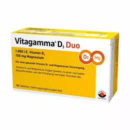 VITAGAMMA D3 Duo 1.000 I.E Vit.D3 150mg Magnes.NEM, 50 db
