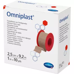 OMNIPLAST Rögzítő gipsz textilszál 2,5 cm x 9,2 m, 1 db