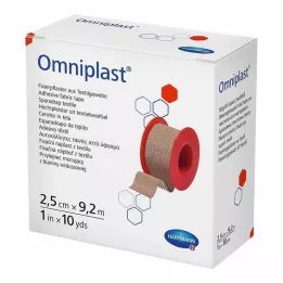 OMNIPLAST Rögzítő gipsz textilszál 2,5 cm x 9,2 m, 1 db